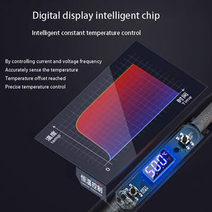 Ensemble de fers à souder Euro 908v de haute qualité OEM, noir, 5 têtes, <span class=keywords><strong>collection</strong></span> de 6 pièces, fer à souder 80w - Product Image 3