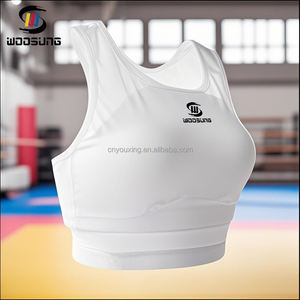 Woosung женский прочный пластиковый протектор для тела в самурайском стиле карате спортивный нагрудный нагрудник для тренировок - Product Image 5