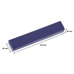 Righello in metallo satinato con struttura in acciaio resistente - Product Image 2
