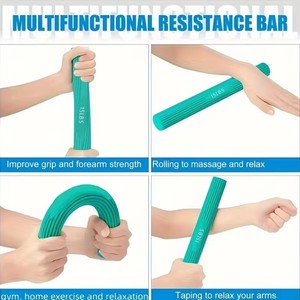 Ejercitador de Mano con Barras Flexibles - Barra de Terapia de Flexión para Fortalecer - Alivia el Dolor de Tendinitis en el Codo de Tenista y Golfista - Product Image 5