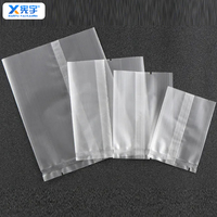Sachet plat givré en plastique transparent thermoscellable de qualité alimentaire, résistant à l'humidité, pour le stockage et l'emballage de produits de boulangerie, bonbons, noix, biscuits, céréales