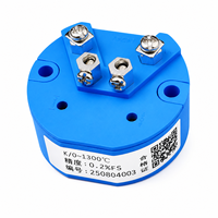 K Type Thermocouple Temperature Transmitter Module 4-20mA Output DC24V 0.2% FS Resin Head Mount IP65 USB Industrial High Temp