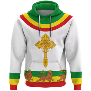 Survêtement Harajuku à imprimé 3D avec motif de drapeau éthiopien, croix, tribu africaine, lion, traditionnel, pour hommes/femmes, sweat-shirts décontractés amusants - Product Image 2