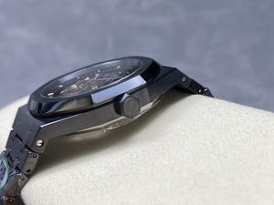 Reloj Mecánico de Buceo Audemars de Súper Calidad, Resistente al Agua, 41 mm, Fábrica THB, Movimiento 3132, 15416, Esqueleto de Cerámica Negra - Product Image 4