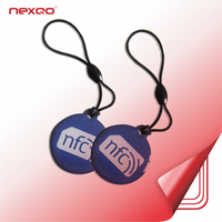 Échantillon gratuit! Contrôle d'accès époxy de haute qualité NFC Tag213 étiquette intelligente ISO14443A C NFC autocollant époxy étiquette époxy