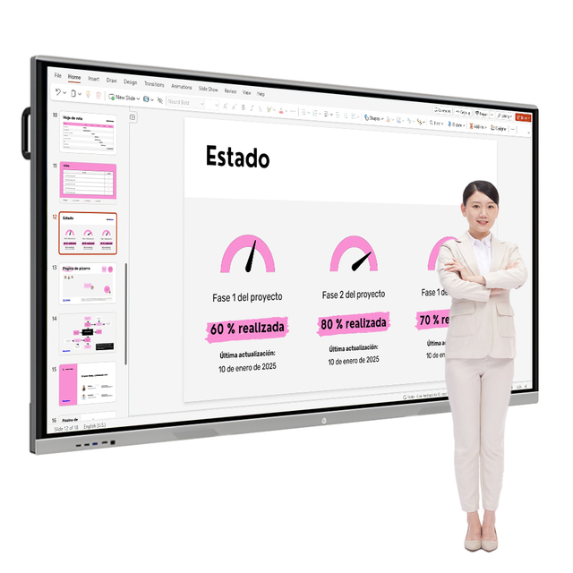 4K Interactive Panel 100 Inch Dual Touch Smart Board Display Interact