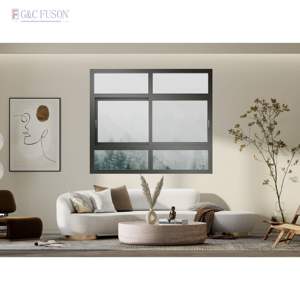 Fenêtres coulissantes extérieures et intérieures en alliage d'aluminium de style français Double verre trempé résistant aux ouragans pour appartements - Product Image 4
