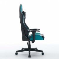 Fauteuil d'ordinateur inclinable ergonomique de luxe fauteuils de jeu Racing Pro confortables en cuir noir