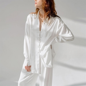 Robe de mariée kimono personnalisée pour <span class=keywords><strong>femme</strong></span>, longueur genou, manches trois quarts, motif floral, pyjama en satin pour filles, vêtements de nuit en soie thermiques - Product Image 1