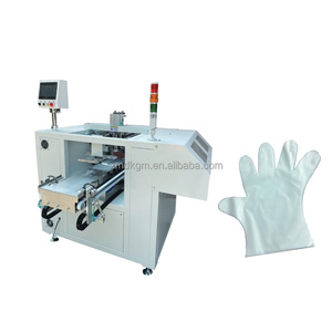 Linea di produzione di guanti in plastica trasparente e TPE completamente automatica che forma i tagli per la rimozione della macchina per la produzione di guanti - Product Image 3