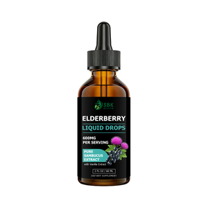 Gouttes liquides de sureau noir pour le soutien immunitaire, saveur vanille, véganes, à base de Sambucus, pour boisson, fourniture directe usine - Product Image 1