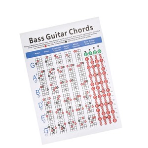 Tabella di <span class=keywords><strong>Accordi</strong></span> <span class=keywords><strong>per</strong></span> Basso a 4 Corde, Accessori <span class=keywords><strong>per</strong></span> Strumenti <span class=keywords><strong>Musicali</strong></span> <span class=keywords><strong>per</strong></span> Principianti - Product Image 1