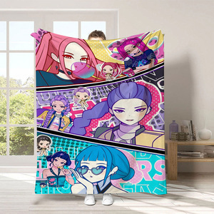 Nueva Llegada 2026: Manta de Anime K-Pop Huntrix, Diseño de Cazadores de Demonios, Súper Suave y Acogedora, de Felpa y Franela - Product Image 4