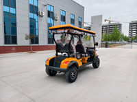 Voiture de loisirs 5-6 places économique avec moteur AC 4 kW, véhicule utilitaire à essence, voiturette de golf