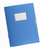 Caja Archivadora A4 Azul Personalizable, Gran Capacidad, Material PP de Alta Calidad, Caja de Almacenamiento para Oficina, Clasificación de Documentos