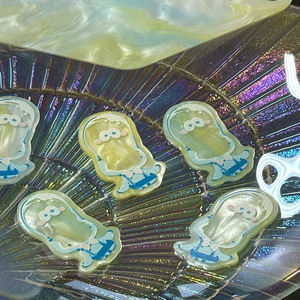 Blancs acryliques Pastel pour la découpe laser Coral Candy Rainbow Color Sublimation Keychain Anime Style Plexiglass Keychain - Product Image 3