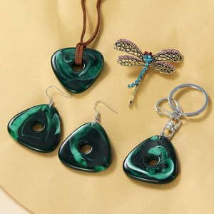 Collar con Colgante de Coraline, Collar de <span class=keywords><strong>Piedra</strong></span> de la Visión, Pinzas para el Cabello con Libélula, Accesorios de la Película de Halloween, Disfraz de Cosplay para Mujeres y Hombres - Product Image 1