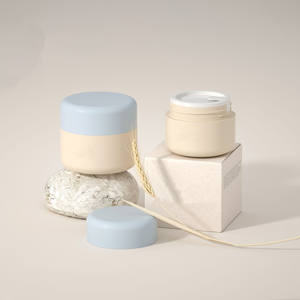 Nouveau pot à crème cosmétique arrondi 30g 50g avec pot intérieur rechargeable, emballage minimaliste pour soins de la peau, personnalisable - Product Image 2