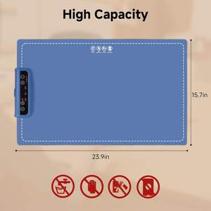 Plateaux chauffants portables à chauffage rapide et uniforme, tapis chauffants pour aliments, tapis chauffants électriques, tapis chauffants en silicone pour aliments - Product Image 5