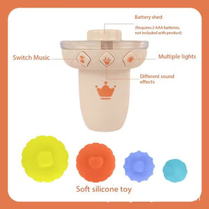 Jouet en forme de crème glacée avec lumière et musique, instrument de musique éducatif pour enfants - Product Image 5