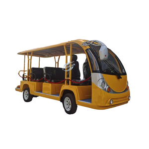Luxury Vintage Electric Sightseeing Vehicle Custom Paint Color Resort Wedding Sightseeing Bus - Product Image 4