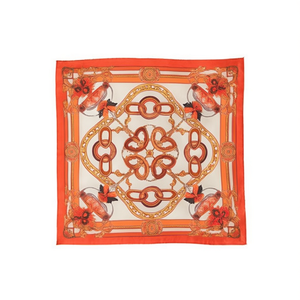 Foulard Mini Quadrato con Catena 70x70cm FULARES Sciarpa alla Moda per Donna - Product Image 1