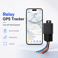 Rastreador GPS 2G con Relé, Aplicación Android, Control Remoto, Corte de Combustible, Geocerca, Alarma de Vibración, Detección ACC, Seguridad de Flota