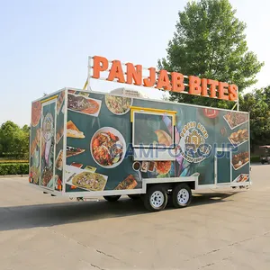 Mobil-Lebensmittelkorb voll ausgestattet Kaffee-Bier-Bar Konzessionnahrungs-Anhänger voll ausgestatteter mobiler Imbisswagen