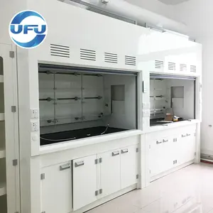 Modèle de table de meubles de laboratoire UFU Full PP Fume Hood