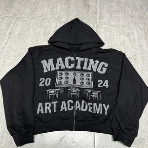 Custom Heavyweight Printed Trendy Oversize Hoodie Essentials Pullover Hoodie Men's Hoodies Sweatshirts - Product Image 2