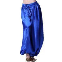 Pantalon Palazzo de célébration spirituelle, pantalon de danse de louange métallique, pantalon de danse orientale, pantalon de carnaval arabe en satin