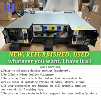 戴尔EMC PowerVault ME424存储24X2.5英寸驱动器托架 (12Gb SAS) 2U机架服务器12LFF RAID 50 580W ESATA端口RJ-45有现货