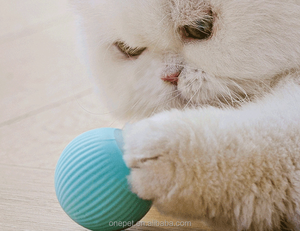 ลูกบอลไฟฟ้าม้วนอัตโนมัติสำหรับแมวของเล่นแมวสัตว์เลี้ยงอัจฉริยะของเล่นสำหรับแมวกระตุ้นการเล่นแมว - Product Image 4