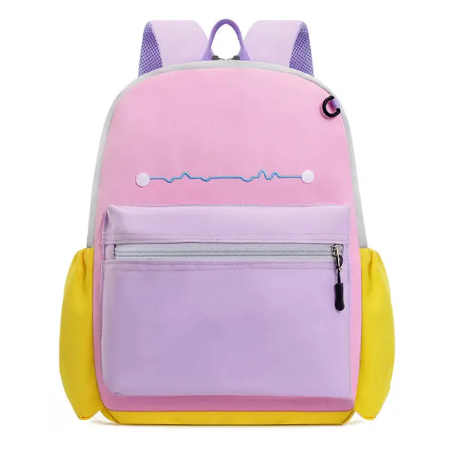बच्चों के लिए पेंडेंट टिकाऊ कार्टून स्कूल बैग के साथ बड़ी क्षमता वाला अच्छी गुणवत्ता वाला रंगीन किड्स बैकपैक