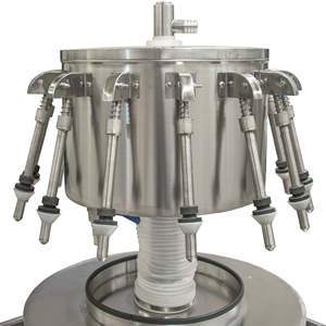 Mesin pengisi cairan semi-otomatis mesin pemoles alkohol jus anggur Manual putar Manual mesin pengisi pembotolan air 12 nozel - Product Image 4