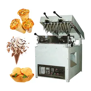 ORME Full Automatic Edible Cup Waffle Make Production Line Electric Ice Cream Cone Maker Machine Price