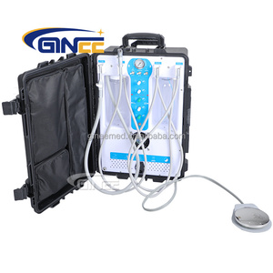 Unidad Dental Portátil Ginee Medical para Uso Odontológico con Control de Pie, Maleta GE-150, Unidad Dental GE-150 - Product Image 2