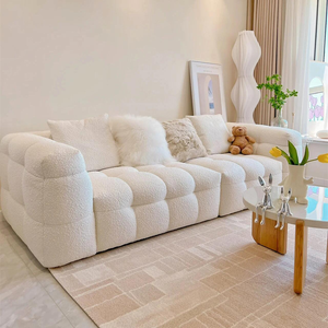 YSS Marshmallow Cloud <b>Sofa</b>-Ultra-Plush Modular Sectional Creamy White Multi-functional Modern Minimalist Living Villa School - Product Image 3