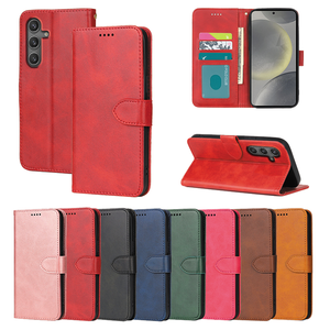 Custodie in pelle a portafoglio <span class=keywords><strong>custodia</strong></span> per telefono <span class=keywords><strong>Samsung</strong></span> Galaxy A35 A55 5G A15 <span class=keywords><strong>A14</strong></span> A24 A25 A34 A54 A05s protezione magnetica copertina del libro - Product Image 1