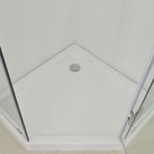 Cabina doccia in vetro a forma di diamante - Product Image 3