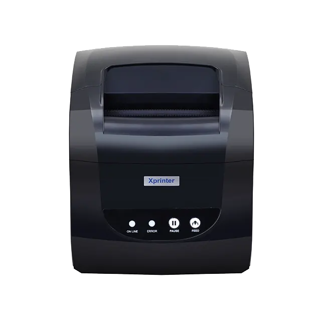 Xprinter 365B LAN termal etiket yazıcı barkod etiketi makbuz yazıcı 20-80mm 2 In 1 baskı makinesi Android iOS Windows için