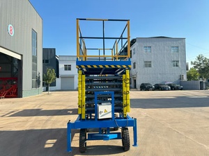 Anpassbare Scheren hebebühnen für die Handhabung von Lager material und den Betrieb in großer Höhe - Product Image 3