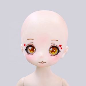 Féerique — tête de poupée bébé BJD, en plastique, avec maquillage, uniquement pour le visage - Product Image 4