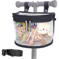 Sacs transparents en PVC pour enfants équilibrés étanches sketchboard jouets sacs de rangement suspendus vélo pochette avant sacs de vélo transparents