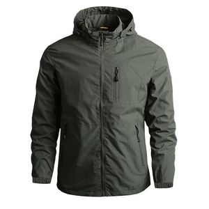 <strong>Men's</strong> Outdoor Tactical <strong>Jacket</strong> Meshing Lining Hoody Outdoor Pockets Casual Sports <strong>Jacket</strong> for Hiking Hunting <strong>Traveling</strong> - Product Image 2