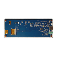 6.86 Inch 1280*480 LCD Display High Quality CTP Touch Screen Monitor TFT IPS Black No Casing HDMI USB Industrial Monitor