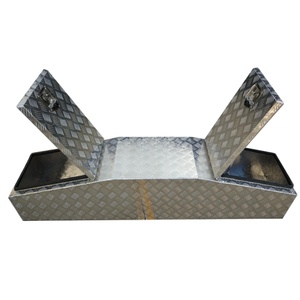 2.0mm Aluminum Waterproof Portable Outdoor Ute <b>Tool</b> <b>Box</b> with Gull Wing <b>Lock</b> 1000L Capacity 7-9 Compartments for Semi Truck - Product Image 4