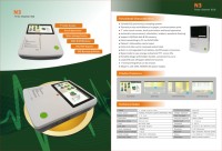 Máquina Portátil Automática de ECG de 12 Derivaciones N3 con Pantalla Táctil a Color de 7'' y Batería Integrada para Monitoreo Corporal Completo, Certificación CE Clase II