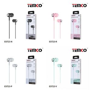 Temco EST23 Wired Earphones With <b>Cable</b> In-Ear <b>Stereo</b> Music Headset For Mobile Phone - Product Image 3