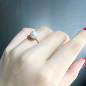 Support de bague en argent S925, accessoires DIY pour perles, édition Elk, rond plat 5-7mm, bijoux en argent 10055 - Product Image 1